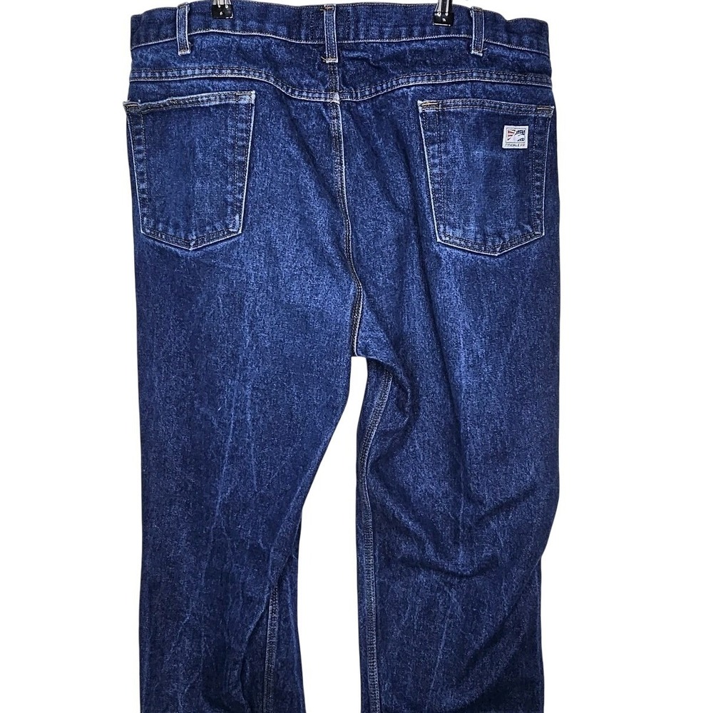 Tyndale Jeans 42X30 Mens Flame Resistant Dark Wash Denim Workwear USA 23/2/2112 - Picture 10 of 11